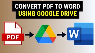 How to Convert PDF to Word Using Google Drives [upl. by Schaffel]