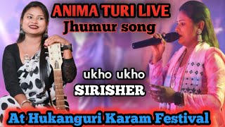 Ghono Sirisher Niche Jhumur Song Anima Turi Live Program At Hukanguri Karam FestivalSDG Creation [upl. by Katz]