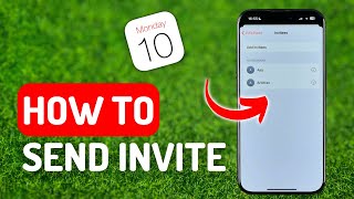 How to Send Invite on iPhone Calendar [upl. by Drice]