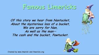 ♣♣♣ Famous Limericks  Example Limerick Poems ♣♣♣ [upl. by Karine]