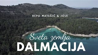 Sveta zemlja Dalmacija  Bepo Matešić i Jole lyrics video [upl. by Llerad630]