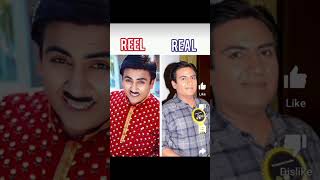 tmkocshort REEL VS REAL Tarak Mehta ka ulta chashma viralshorttrendingshort [upl. by Erfert]