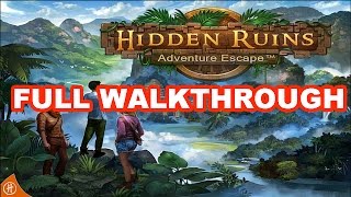 Adventure Escape Hidden Ruins  Full Walkthrough HD [upl. by Meensat]