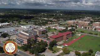 BethuneCookman University Main Campus Aerial Tour [upl. by Yaresed]