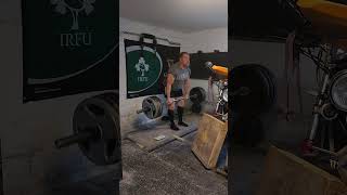 210kg462 pound Beltless deadlift54 yr old life time drug free Irish powerlifter Strongman [upl. by Asirrac]