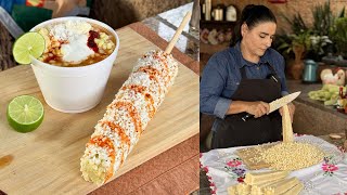 Coctel de Elotes Esquites o Maiz Callejero ¡El Sabor de México en Cada Cucharada [upl. by Monarski495]