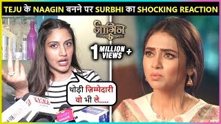 Surbhi Chandna Reacts On Tejasswi Being Part Of Naagin 6 [upl. by Oihsoy]