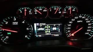 Chevrolet Silverado HIDDEN  SECRET Dashboard Menu  Off Road Menu 4x4 Chevy 2015 2016 2017 2018 [upl. by Aieka289]