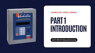 Verbatim Video Series Part 1  Introduction to the RACO Verbatim Alarm Autodialer [upl. by Dajma]