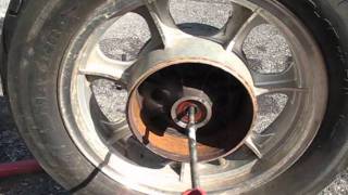 How to balance your motorcycle wheel [upl. by Notsnarc586]