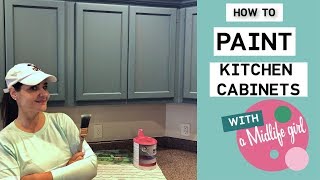 How to Paint Kitchen Cabinets with a DIY Hack to Save Time and Money [upl. by Medardas]