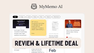 MyMemo Review amp Lifetime Deal  Best AIPowered Knowledge Management Tool [upl. by Harahs]