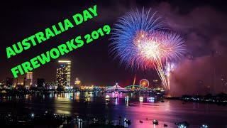 2019 Australia Day Skyworks  Perth WA [upl. by Pudens]