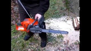 New chainsaw Husqvarna 550 XP does not start  carburetor sucked gasoline [upl. by Obbard]