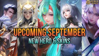 HOK UPCOMING NEW HERO SKINS IN GLOBAL SERVER  Honor of Kings [upl. by Annim]