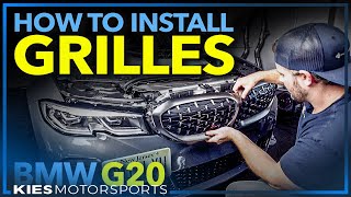 How to install Kidney Grilles on the BMW G20 M340i Also works on the BMW G20 330i g20mods [upl. by Latsyc]