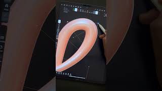 3D typography using Nomad Sculpt and iPad Pro nomadsculpt 3dtext [upl. by Saree464]