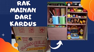 Rak Mainan Anak dari Kardus Bekas [upl. by Bicknell]