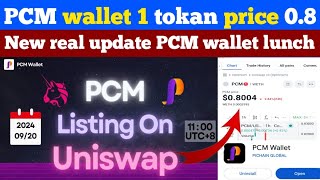 PCM Uniswap  PCM Listing ON Uniswap  PCM Wallet Uniswap  Uniswap  PCM wallet Create Crypto [upl. by Cassandra]