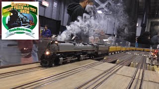 2024 Greenberg Train Show O Gauge Train Action March [upl. by Nickelsen455]