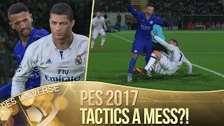 TTB PES 2017  Real Madrid v Leicester City  Tactics a Mess  Need to be Fixed [upl. by Assenna448]