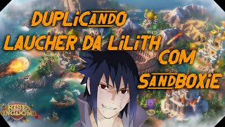 COMO JOGAR EM VÁRIOS LAUCHERS DA LILITH  RISE OF KINGDOMS [upl. by Kuska]