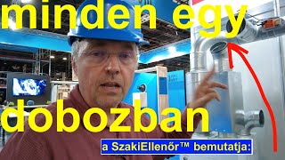 Szellőzés friss levegő elszívás melegvíz légtemperálás és hűs levegő  egy dobozban NILAN [upl. by Goodill]