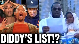 THE LIST Did Diddy Go amp NAME Every Celebrity Hes Got DIRT On Exposing Viral Video [upl. by Rebane]