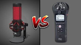 Сравнение микрофона HyperX Quadcast vs Рекордер Zoom H1n  ТЕСТ ЗАПИСИ ЗВУКА Стоит ли покупать [upl. by Crespi528]