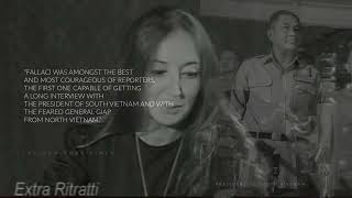 Oriana Fallaci Provocative journalist irreverent interviewer unusual feminist By Elena Perazzini [upl. by Elram162]