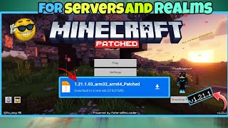 Minecraft Patched 121103 is here 😎  Servers and Realms working 🥳 🔥🔥 [upl. by Sanfourd]