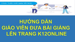 Hướng dẫn reset mật khẩu tài khoản K12Online của học sinh [upl. by Iren102]