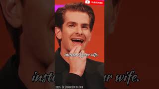 Andrew Garfield about his kiss with Ryan Reynolds at global awards at Graham Norton entertainment [upl. by Dotti]