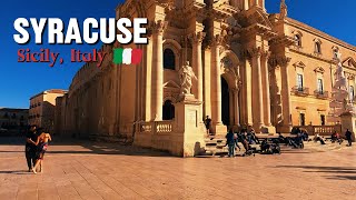 🇮🇹 Ortigia Island  Sicilys historical Jewel Part 2  Lunch at the Old Market amp Afternoon Walk [upl. by Adur]