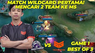 MATCH WILDCARD PERTAMA MENCARI 2 TEAM KE M5  NIGHTMARE ESPORTS vs TEAM SMG  Game 1  KBreakdown [upl. by Anolahs]