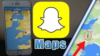 How To Get Snapchat Maps  Maps In Snapchat  Snapchat Find My Friends [upl. by Mareld]