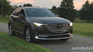 2017 Mazda CX9 Signature Test Drive Video Review [upl. by Andeee891]