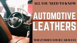 AUTOMOTIVE LEATHER  An in depth look at what is in your car [upl. by Rehpinej399]