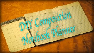 DIY Composition Notebook Planner [upl. by Layla]