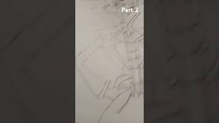 drawing alastor part 2 lyrics hazbinhotel lucifermorningstar [upl. by Erlin880]