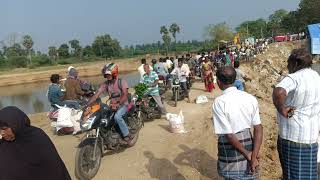 virinchipuram river bridge road today Vellore virinchipuram bridge palar river [upl. by Aihtnys]