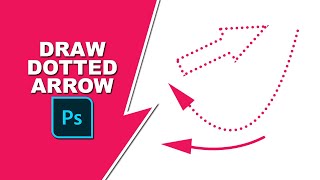 How to draw dotted arrow in photoshop [upl. by Haze]