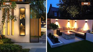 100 Modern outdoor lighting ideas  Garden lights solar  Best outdoor lighting fixtures [upl. by Calder218]