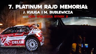 ONBOARD  Miko Marczyk  7 PLATINUM Rajd Memoriał J Kuliga i M Bublewicza  OS4 Wieliczka Rynek 2 [upl. by Yendyc]