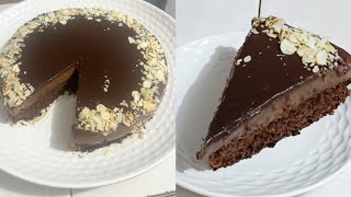 😋tarta de chocolate super deliciosa sin crema sin gelatina 👌con una crema económica [upl. by Pedroza]