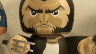 Xmen Origins Wolverine Mighty Muggs Wolverine SDCC 2009 Exclusive Toy Review [upl. by Idaline]