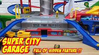 SUPER CITY GARAGE from Majorette Very Big Track set for Hot wheels Cars full of features [upl. by Ainud777]