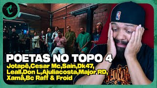 POETAS NO TOPO 4 REACT PTBR  COMENTÁRIOS [upl. by Bendick]