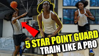 How to Train like a Pro  5 star PG Jasper Johnson  Link Academy  Coach DJ  Link Docuseries [upl. by Seessel30]