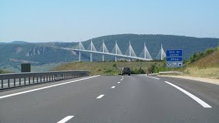 France A75 Marvejols  Millau [upl. by Atsyrt]